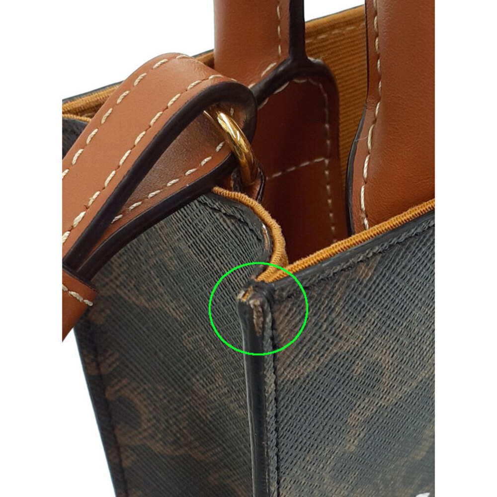 Celine Triomphe Canvas Vertical Cabas Bag - Picture 9 of 9